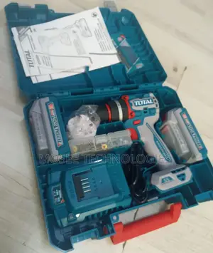 TOTAL Brushless Cordless Drill 20V Complete Tool Set
