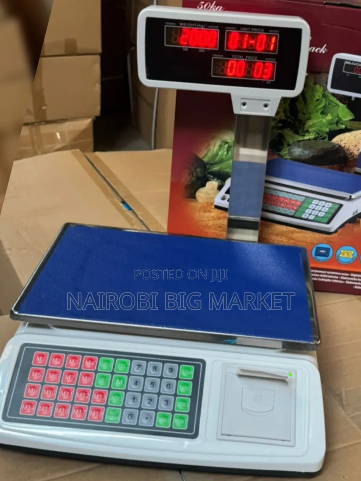 50kgs Electric Weighing Scale With Receipt Printer