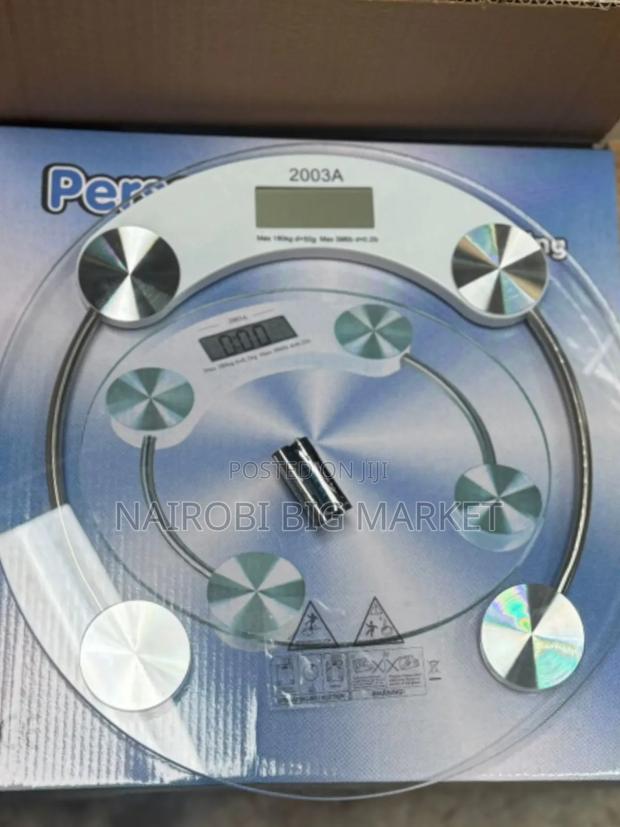 Glass Bathroom Scale - main view