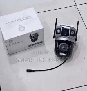 4G PTZ CCTV Camera Dual Lens 360° Pan Tilt Security Camera
