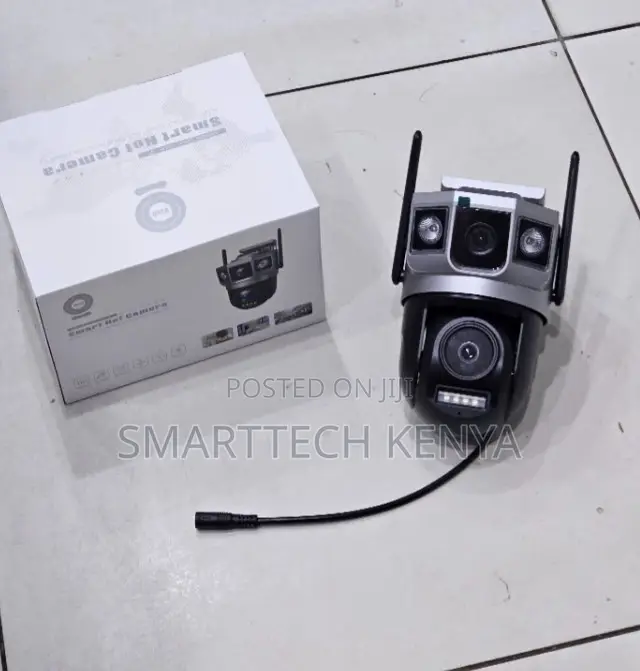 4G PTZ CCTV Camera Dual Lens 360° Pan Tilt Security Camera
