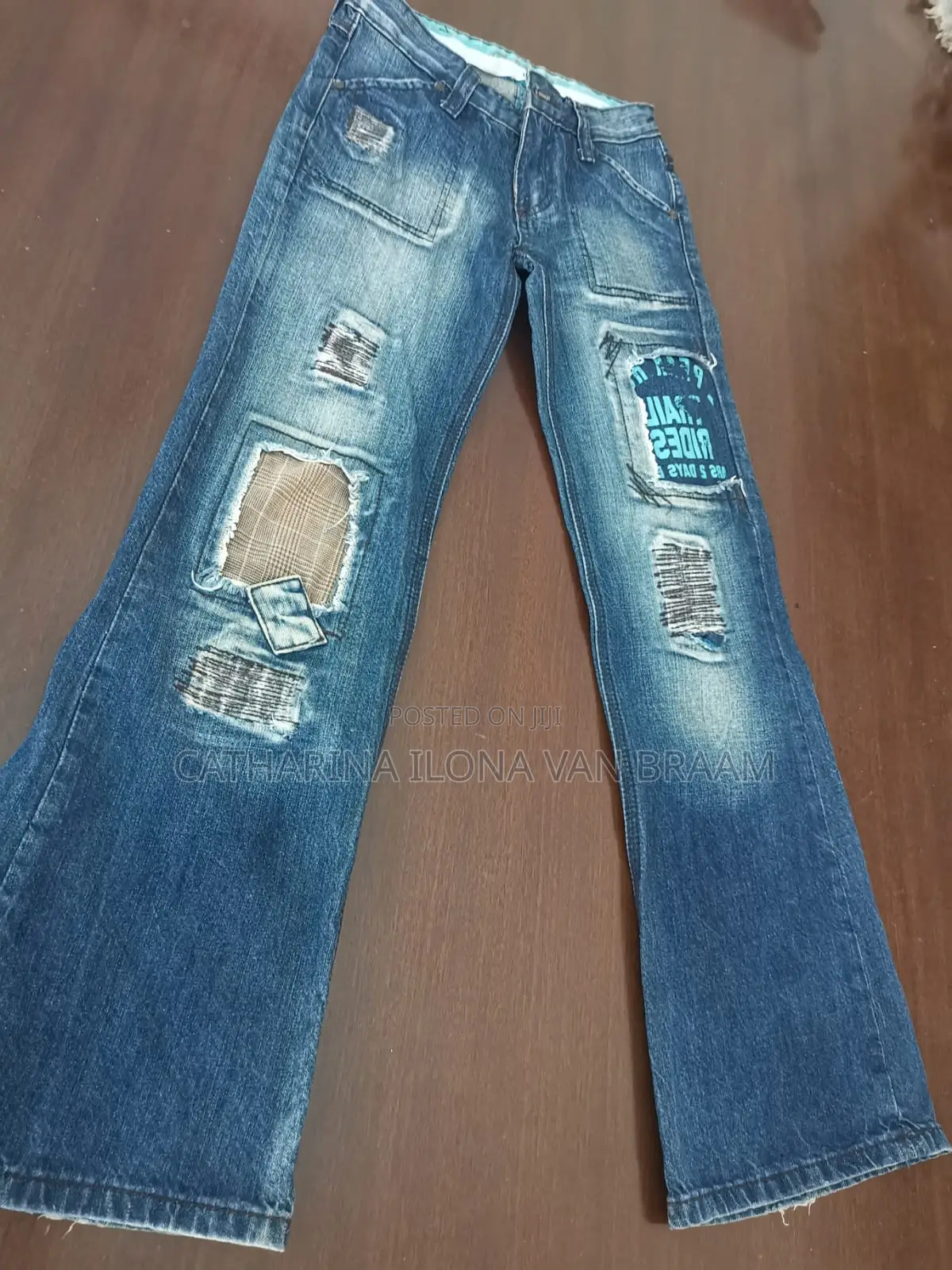 Authentic Early 2000s Vintage Cars Jeans (Size 14) – Like New!