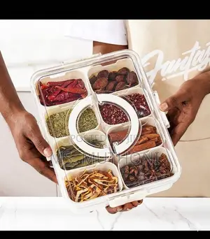 8-Grid Portable Fruits/ Desse/ Ingredients Organizer