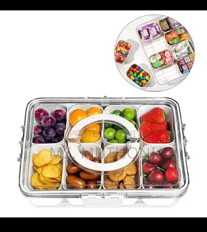 8-Grid Portable Fruits/ Desse/ Ingredients Organizer
