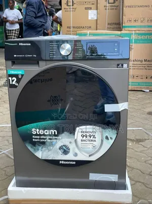 Hisense Washing Machine 12kg Front Wash and Spin