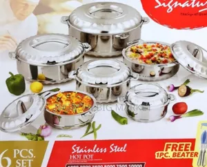 6pcs Signature Stainless Steel Hotpots