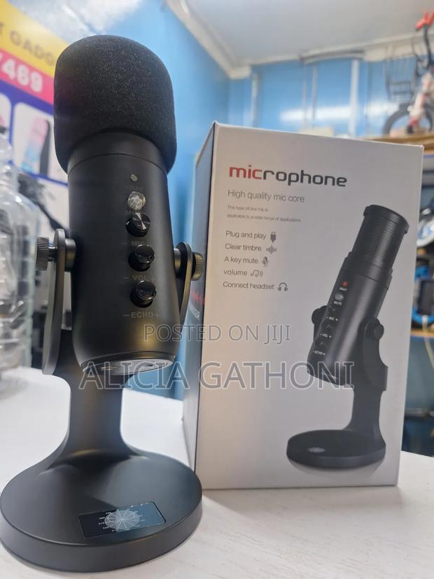 USB Microphone With Volume Eco/Mute Button