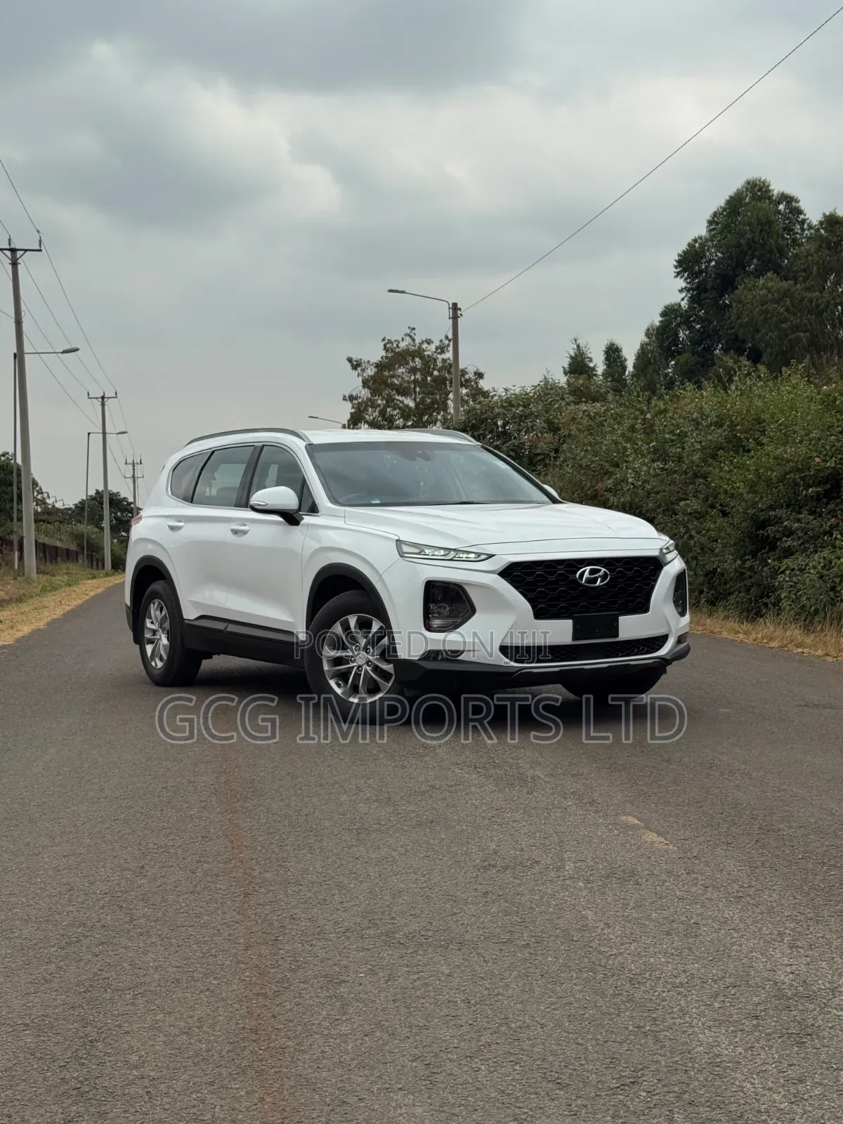 Hyundai Santa Fe 2019 White