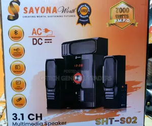 Sayona 3.1channel Multimedia Speaker System SHT-S02