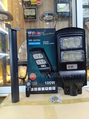*New 2026 100W Solar Street Light + Pole* _#Happy Deals_