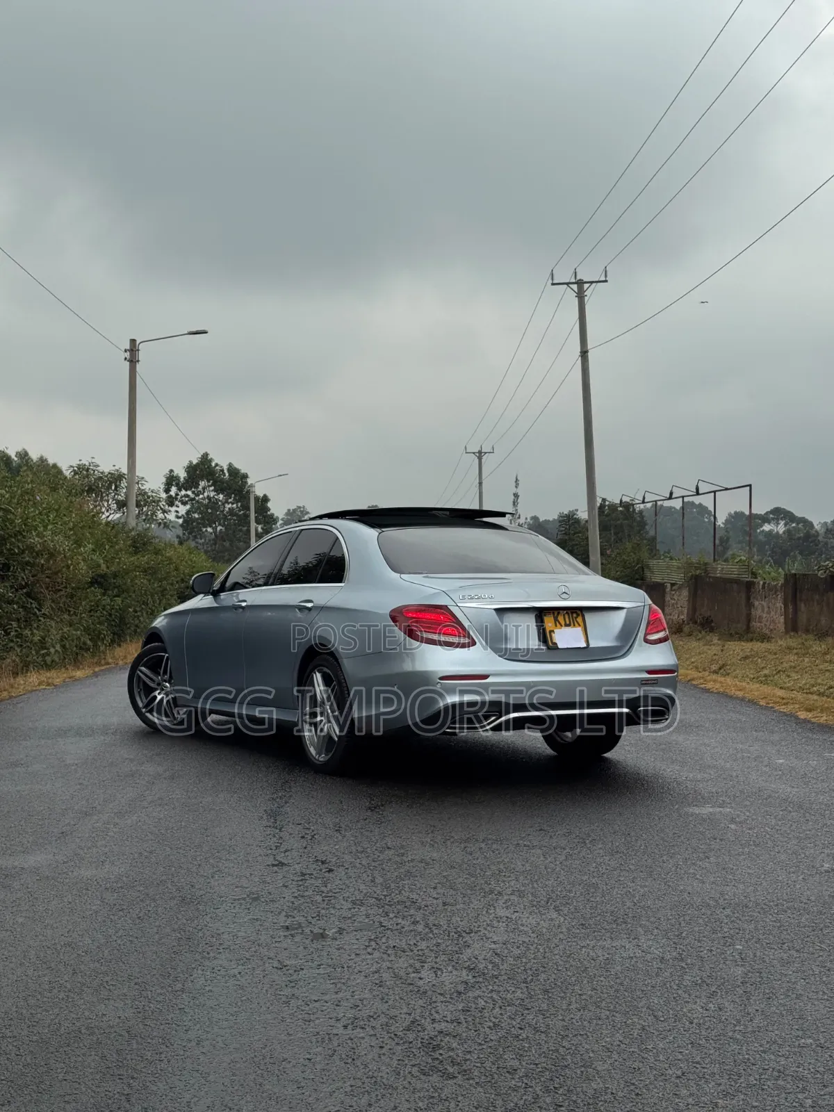 Mercedes-Benz E220 2018 Silver