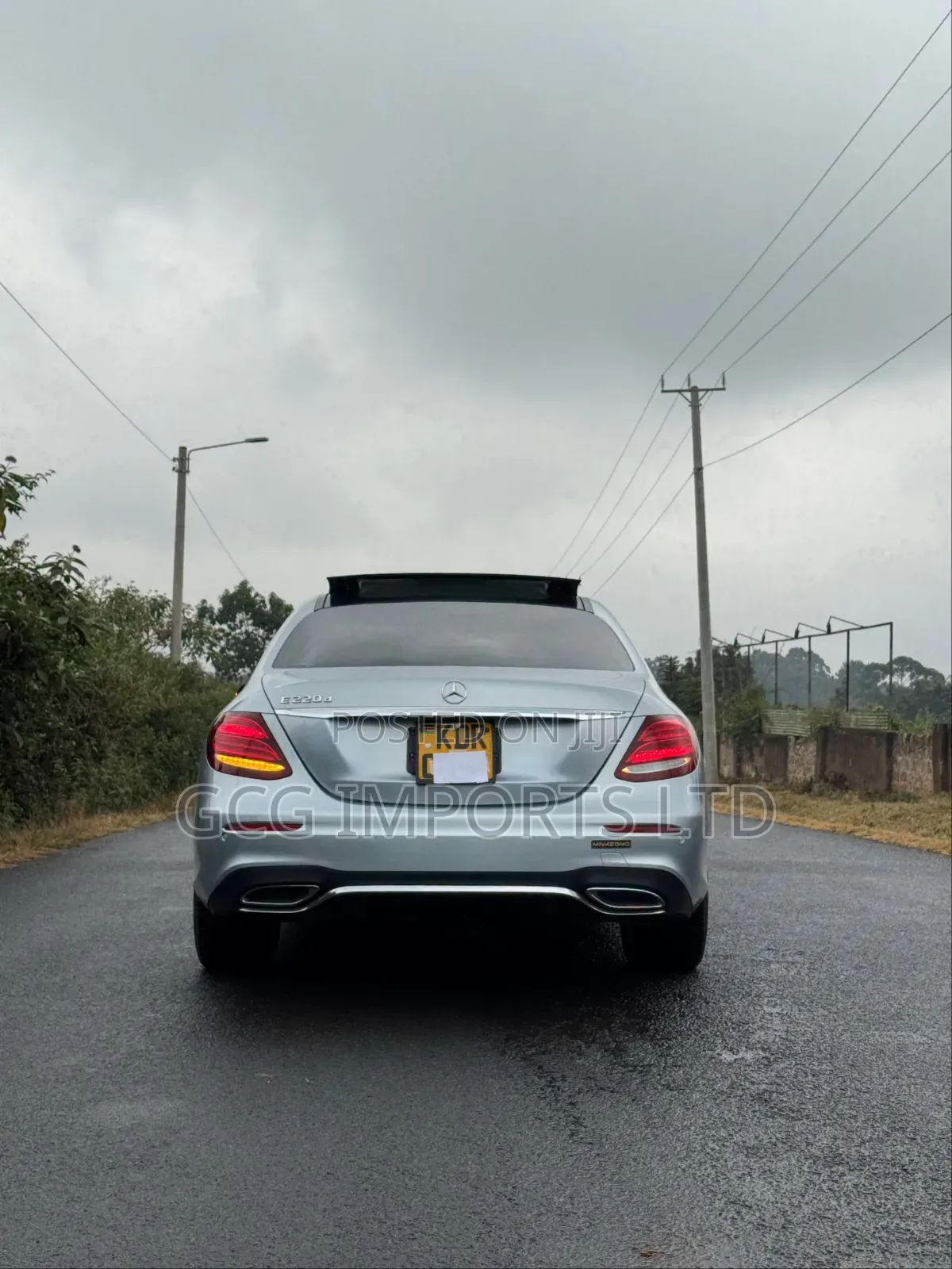 Mercedes-Benz E220 2018 Silver