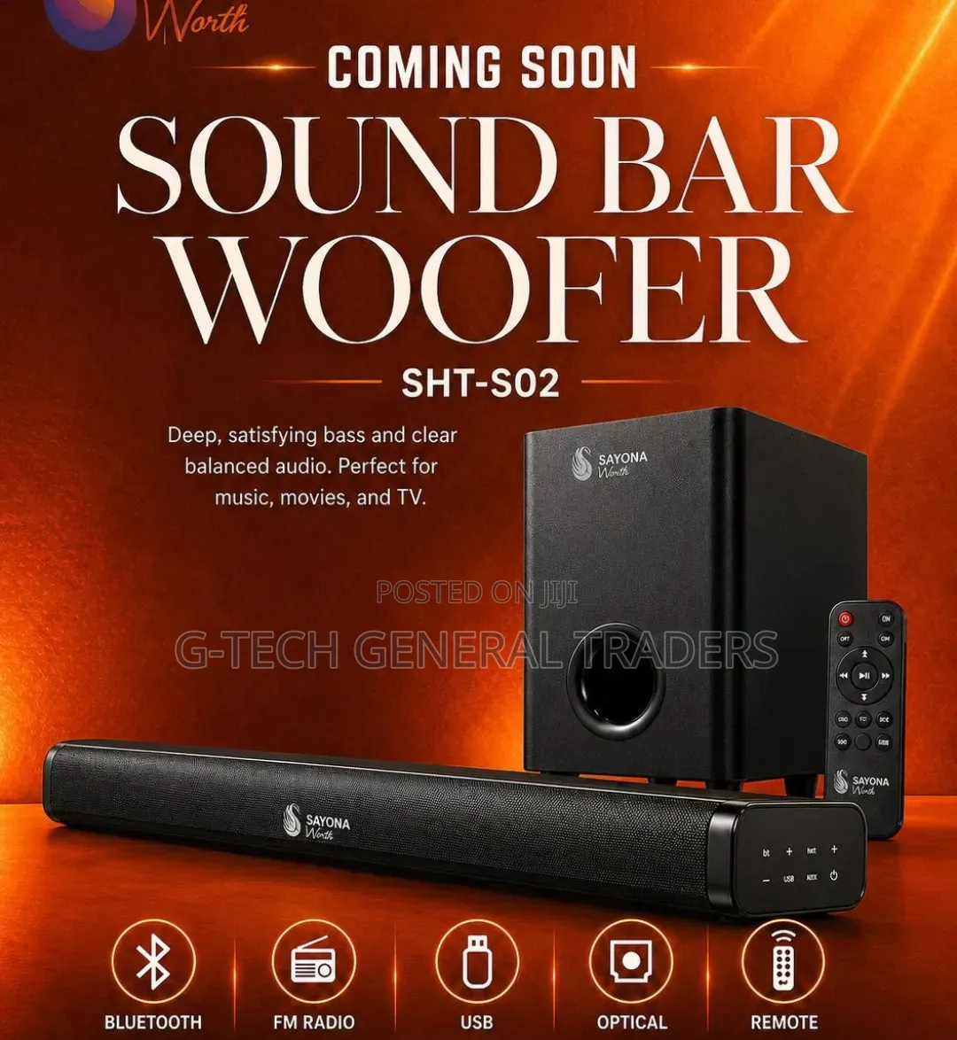 Sayona Deep Bass Soundbar Speaker System SHT-S01
