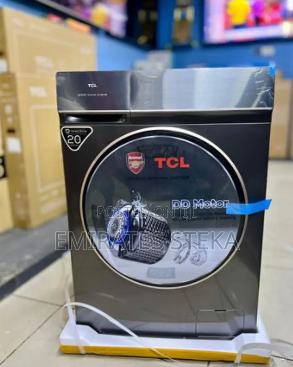 TCL Washing Machine Front 9 Kg Wash and Spin Touch Screen