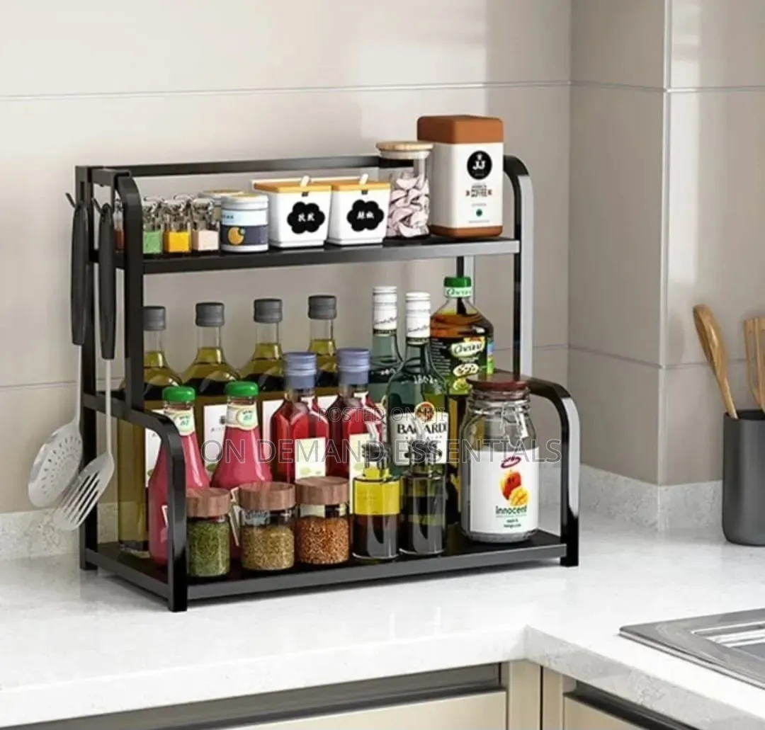 Metallic Spice Rack
Spices/Kitchen Accessories 
Perfume Etc