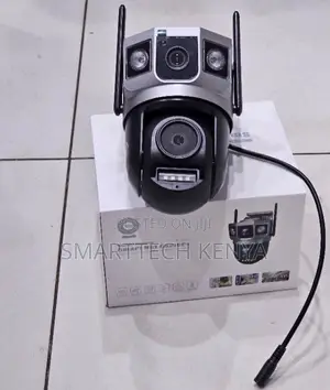 Outdoor 4G PTZ Security Camera Dual Lens CCTV Camera