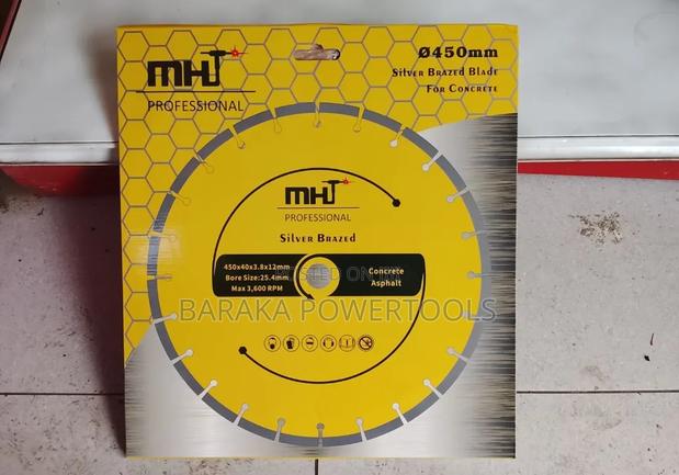 450 Mm (18-Inch) MHT Professional Silver-Brazed Diamond Saw Blade
