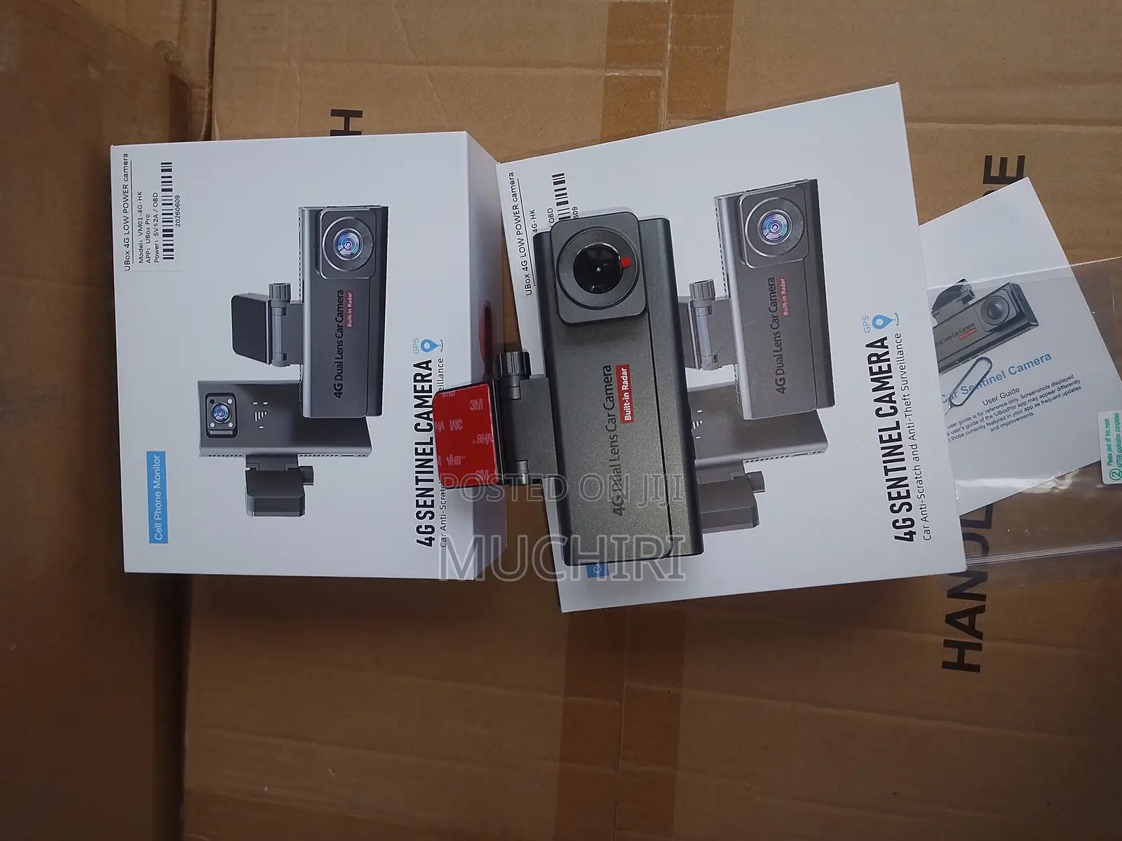 4G Dual Camera Car Dashcam With UBox App Remote Monitoring