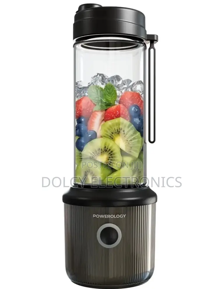 Powerology Portable Blender 450ml 6blades 126w 2500mAh