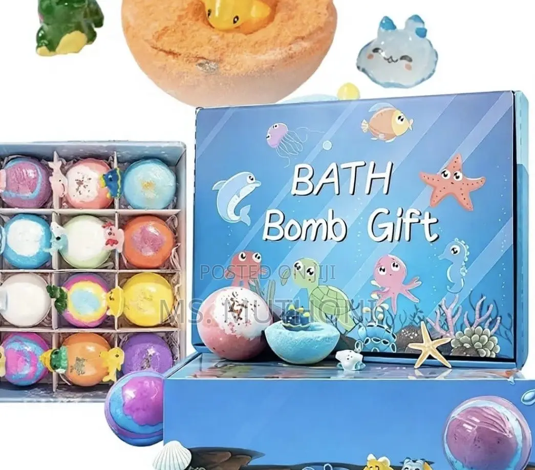 Ocean-Themed Toy Bath Bomb Gift Set! (12 PCs Set )