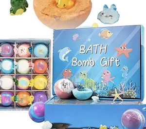 Ocean-Themed Toy Bath Bomb Gift Set! (12 PCs Set )