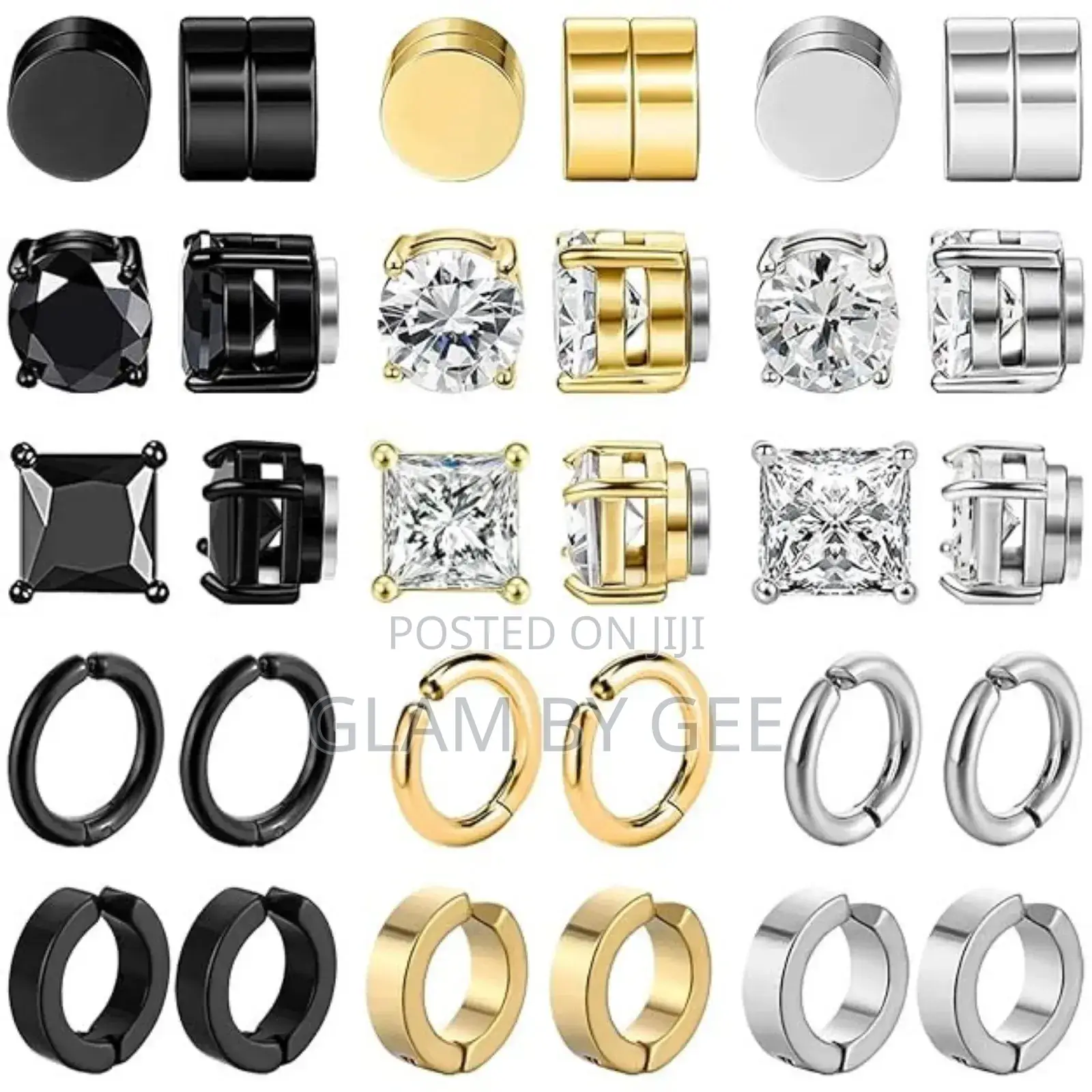 Non Piercing Magnetic Clips