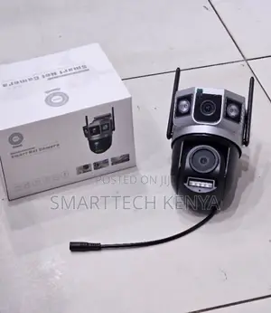 Smart 4G PTZ Security Camera Dual Lens Pan Tilt Camera