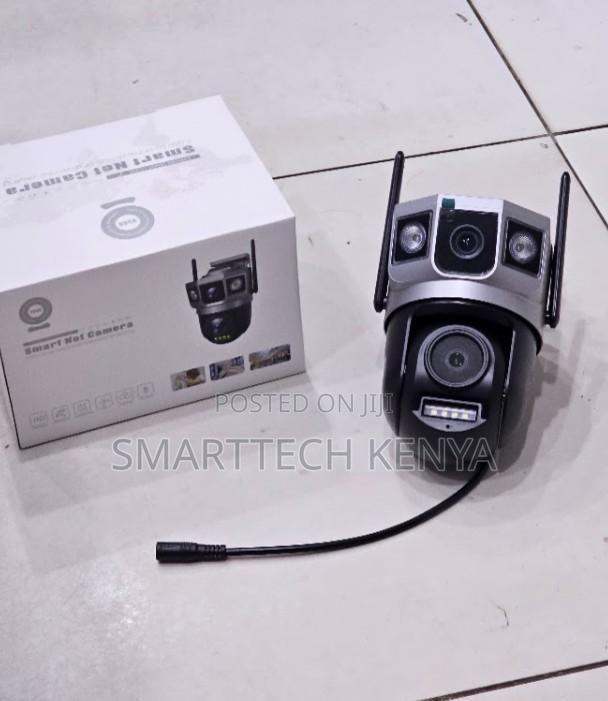 Smart 4G PTZ Security Camera Dual Lens Pan Tilt Camera