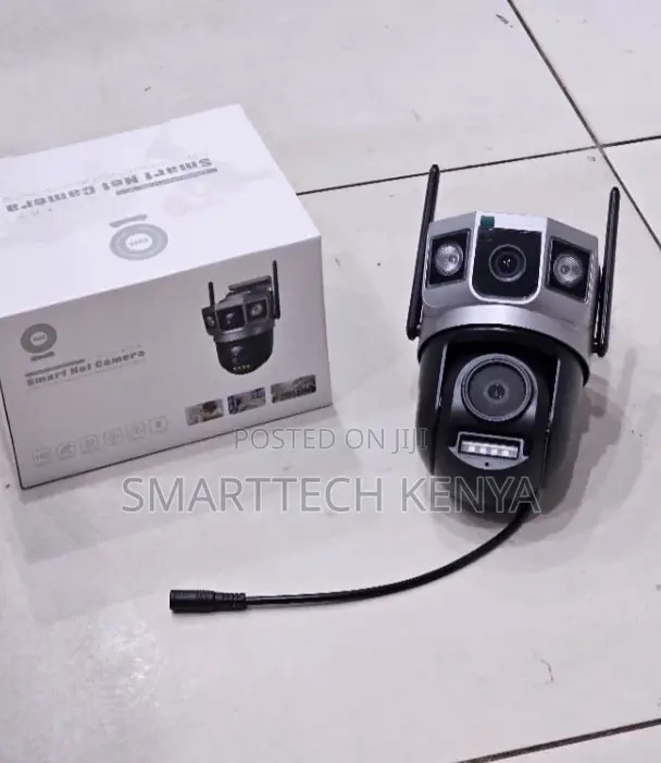 Smart 4G PTZ Security Camera Dual Lens Pan Tilt Camera