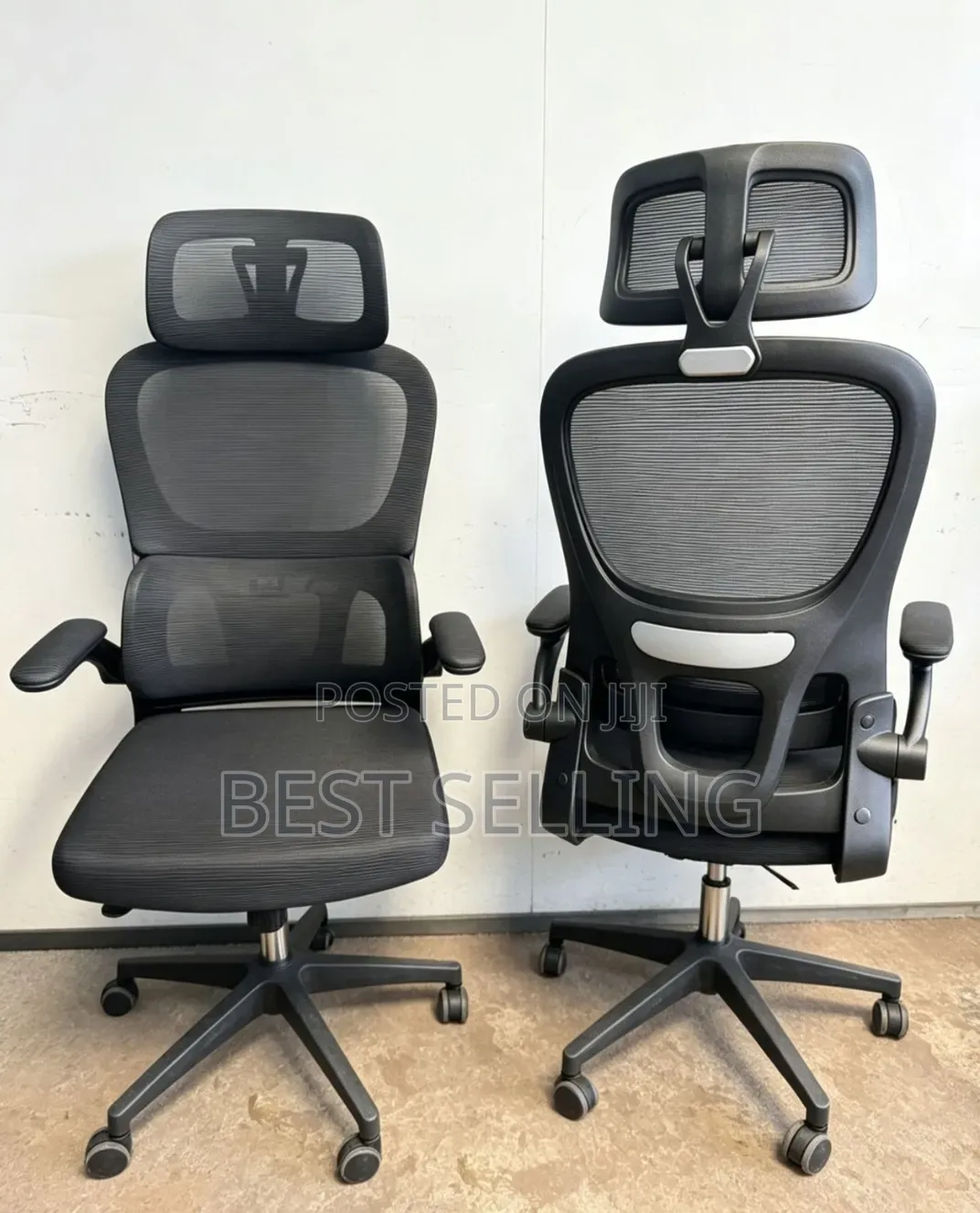 Black Orthopedic Office Chair Stylish and Executive