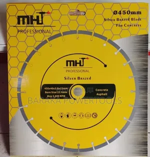 450 Mm (18-Inch) MHT Professional Silver-Brazed Diamond Saw Blade