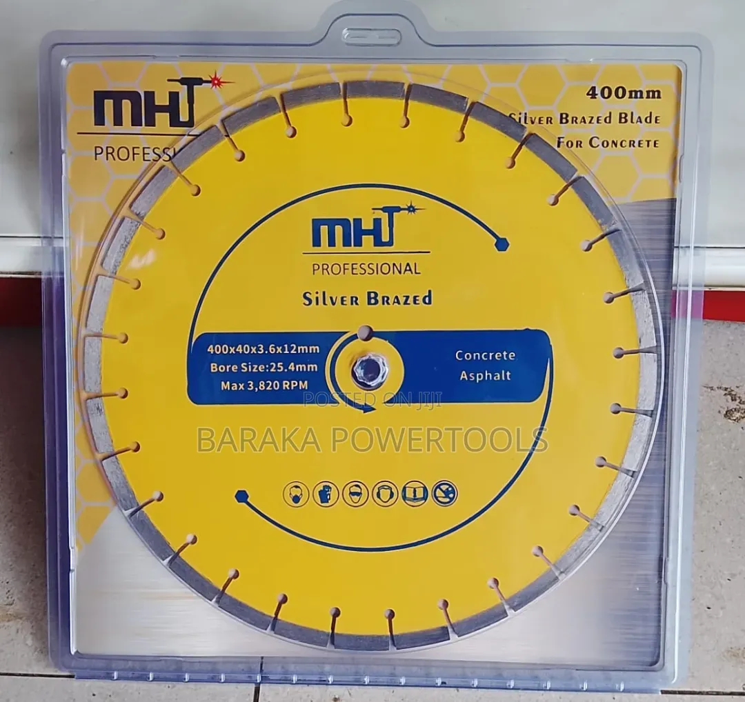 MHT Professional 400 Mm Silver Brazed Diamond Saw Blade.