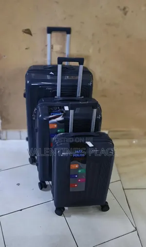 Brand New Dark Grey Jazz Power 3-Piece Luggage Set Now Available.