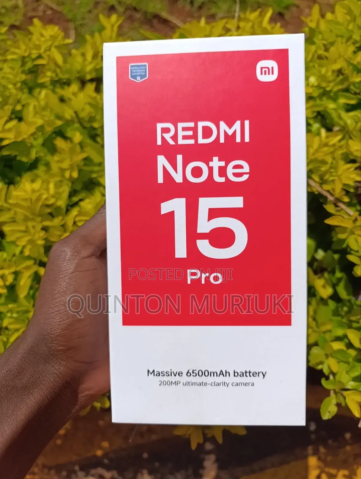 Xiaomi Redmi Note 15 Pro 256 GB Black