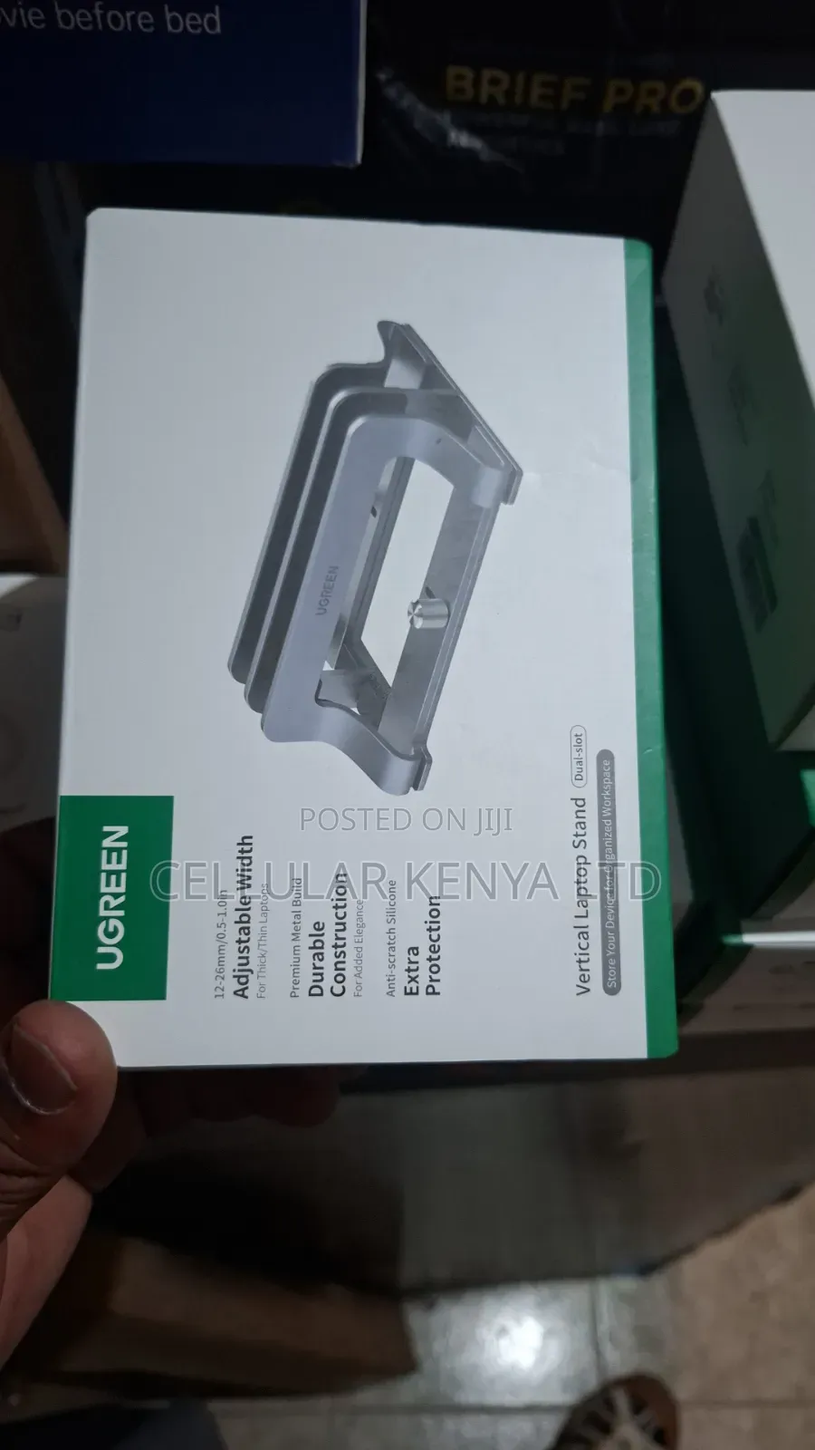 UGREEN LP258 Vertical Laptop Stand (Dual-Slot)