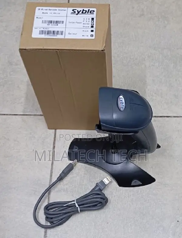 Wired Handheld 2D Scanner – Barcode QR Code Reader