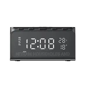 Havit W3041 15w 6in1 Wireless Charger Black Bluetooth Speaker