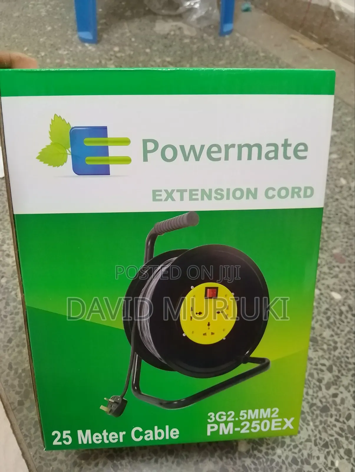 25 Metre 1.5mm POWERMATE Electrical Extension Reel