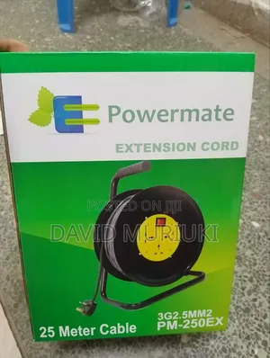 25 Metre 1.5mm POWERMATE Electrical Extension Reel