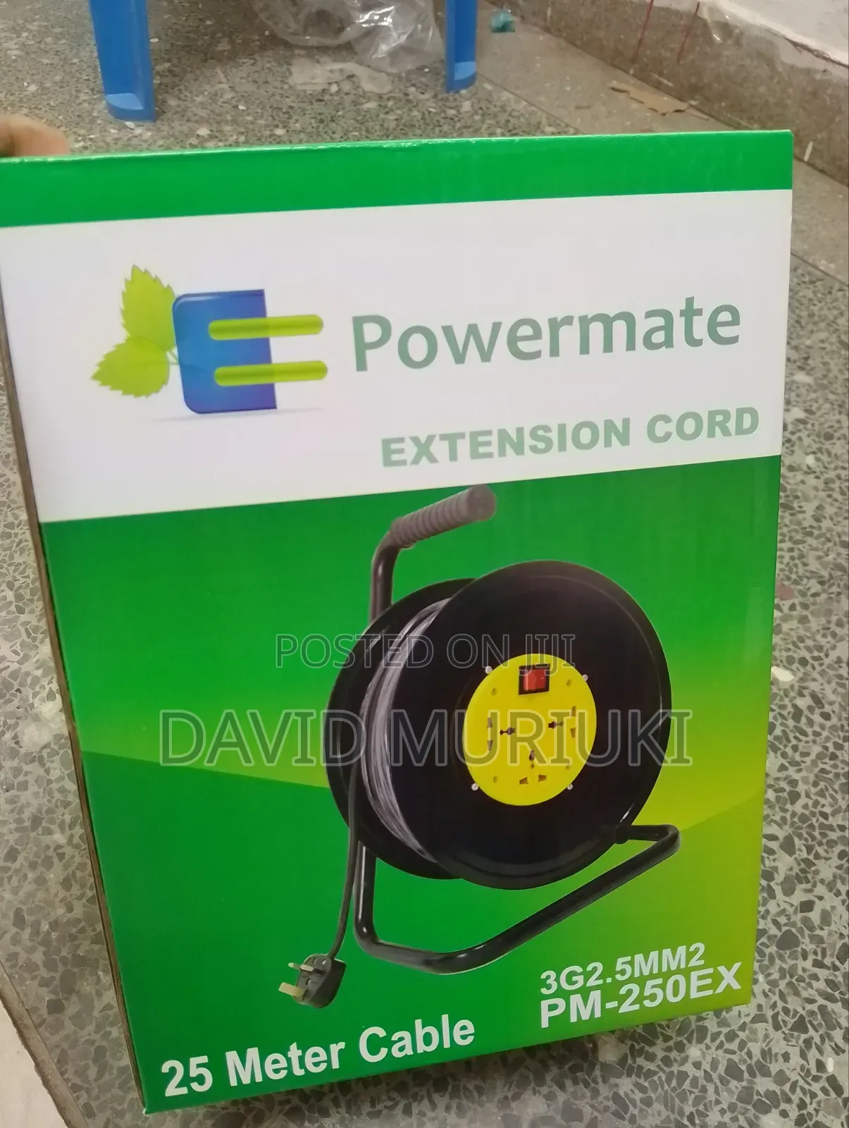 25 Metre 1.5mm POWERMATE Electrical Extension Reels
