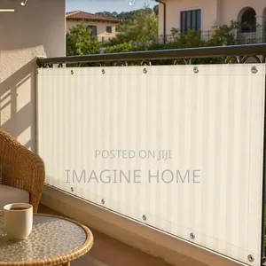 Beige Color Balcony Privacy Shield