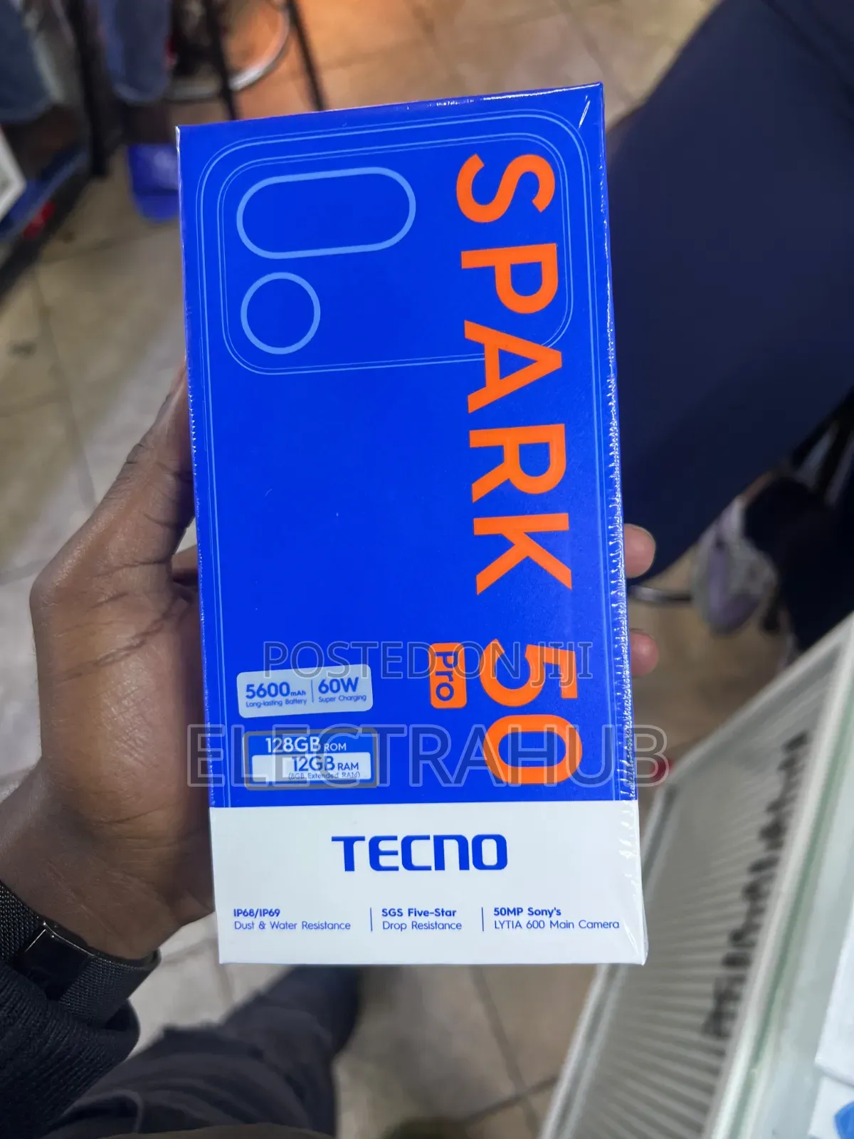 New Tecno Camon 50 Pro 256 GB Black