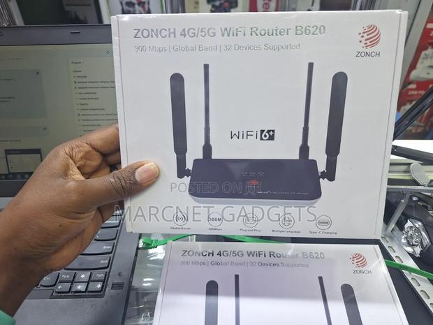 Zonch 4G Wifi Router Glombal Band 32 Users 1 Lan Saf Airtel Telkom