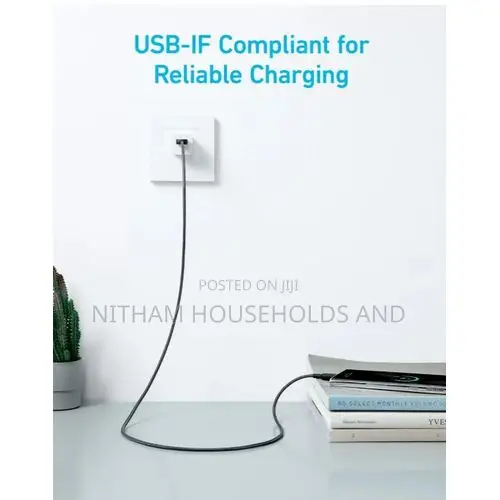 Anker 322 USB-a to USB-C 15w Cable (3ft) Nylon Braided – A81h5h11