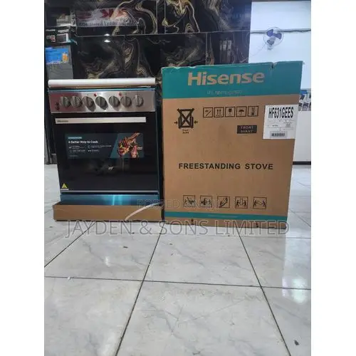 Hisense HF631GEES 60×60 Cooker | 3 Gas + 1 Electric | Electric Oven