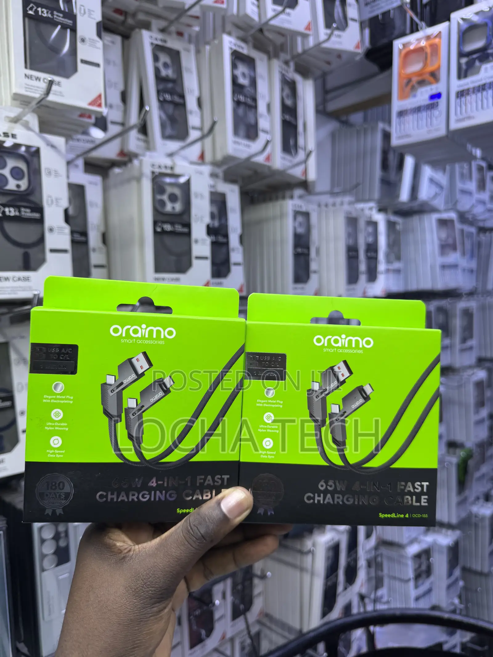 Oraimo 65w Fast Charging Cable