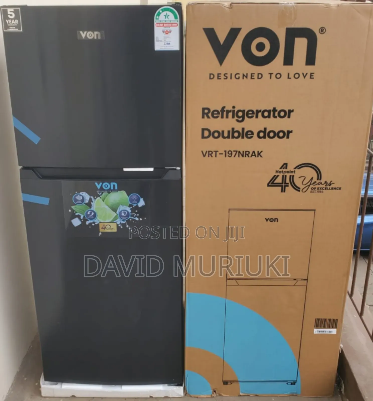 Von 197L No Frost Refrigerator