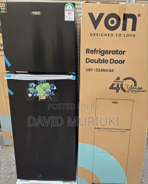 Von 334L No Frost Double Door Refrigerator