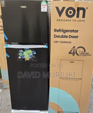 Von 334L No Frost Double Door Refrigerator