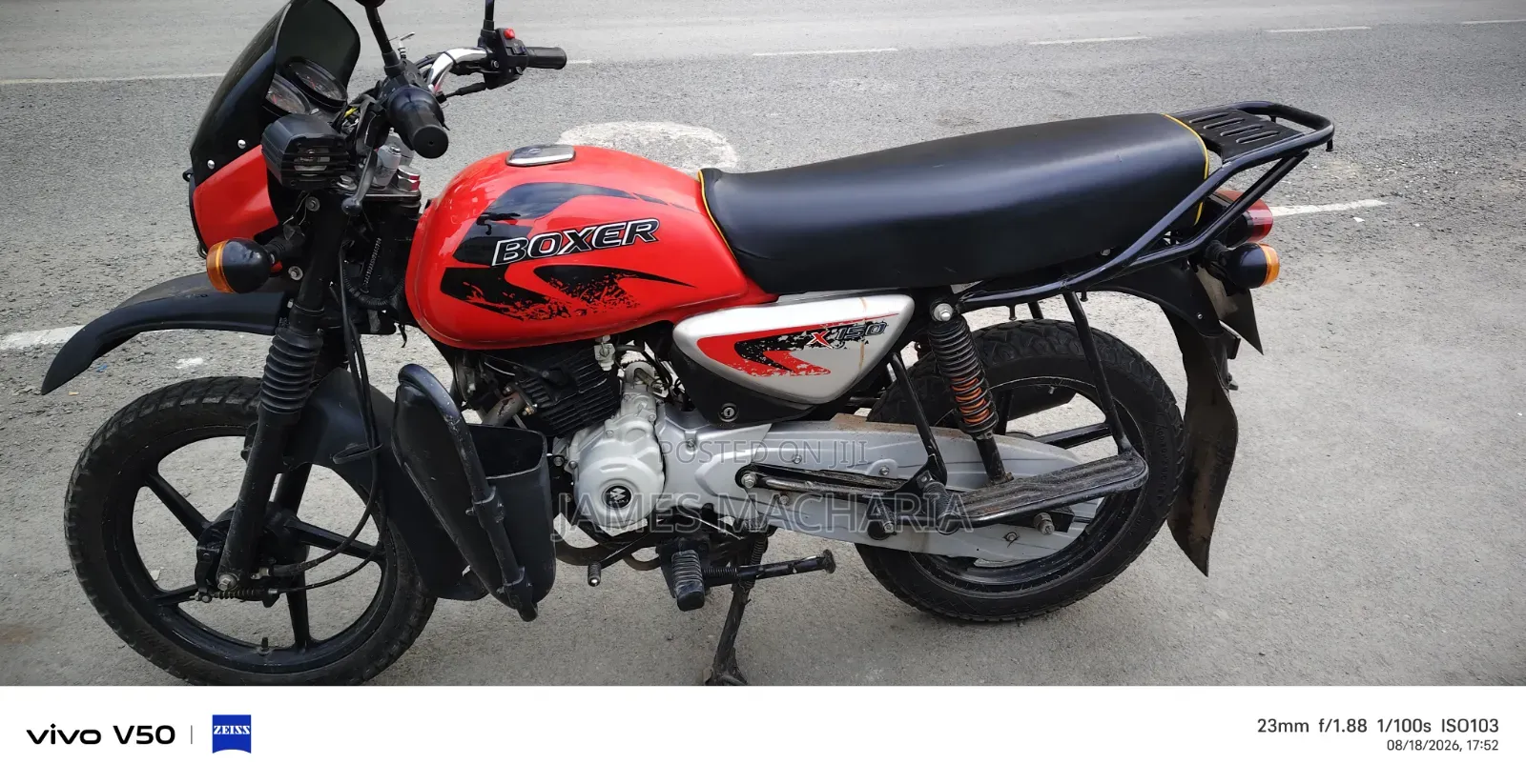 Bajaj Boxer 150 UG 2026 Red